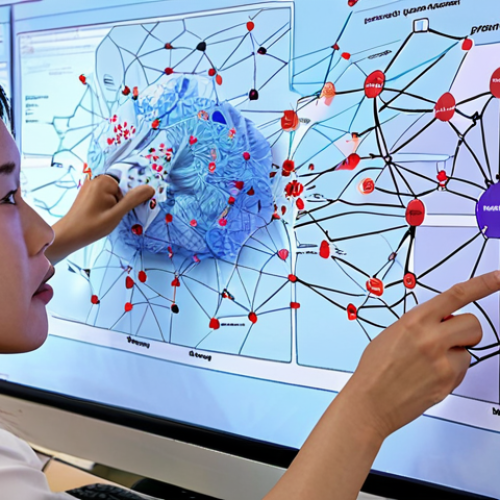 Home 6 A Vietnamese researcher, mid-focus, looking at a luminous digital concept map on a screen. The map, vibrant with interconnected nodes and clear labels, emanates clarity, symbolizing the transformation of chaotic thoughts into organized insights. Surrounding the researcher, a subtle visual transition from scattered papers to a clean, focused workspace represents the concept map as a "second brain" guiding deep analysis and creative problem-solving within a modern Vietnamese research environment.