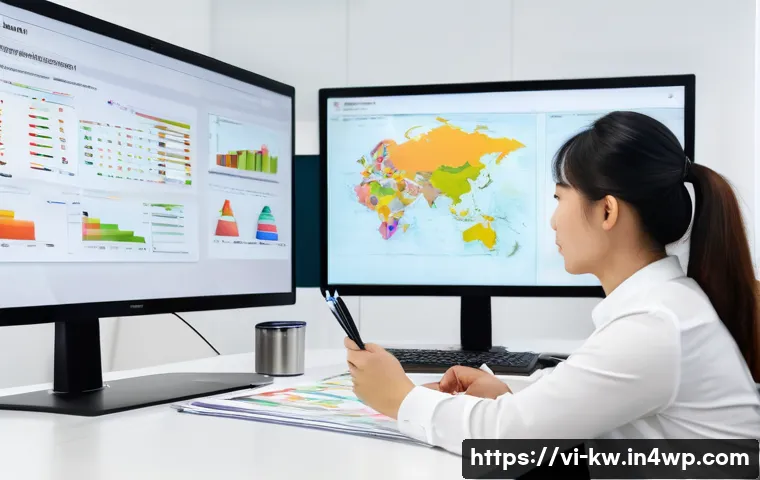 개념 맵을 통한 직무 분석 기법 - A detailed office scene showing a Vietnamese business manager conducting a team meeting focused on t...