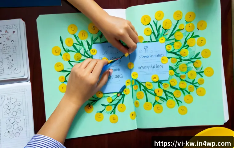 Home 15 개념 맵의 색상 사용법과 심리적 효과 - Photorealistic overhead view of a Vietnamese university student’s desk in Hanoi, arranging a clean h...